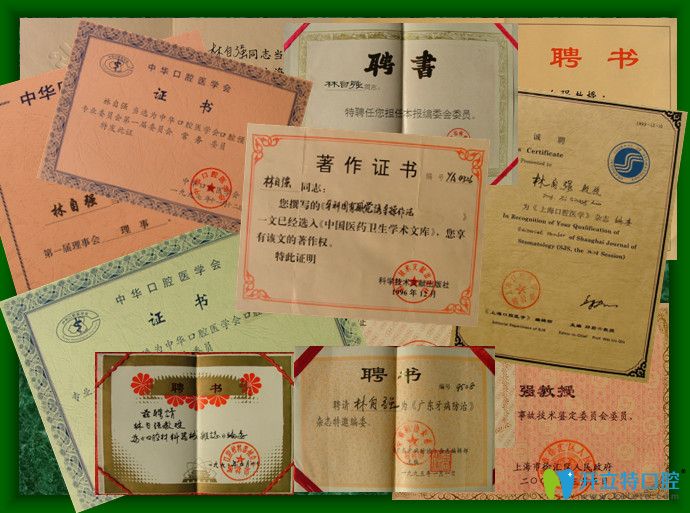 林自強醫(yī)生榮譽證書 林自強醫(yī)生榮譽證書