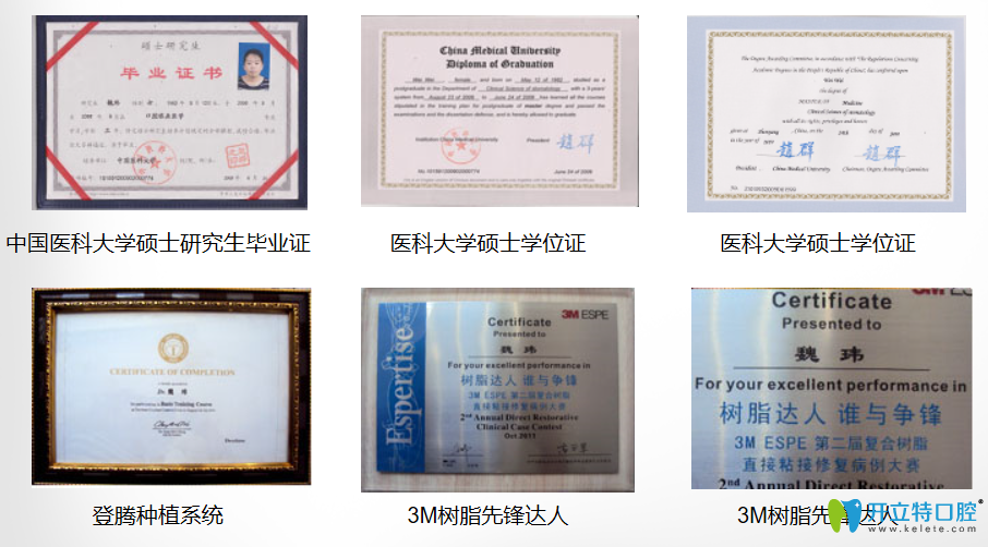 魏瑋醫(yī)生榮譽(yù)