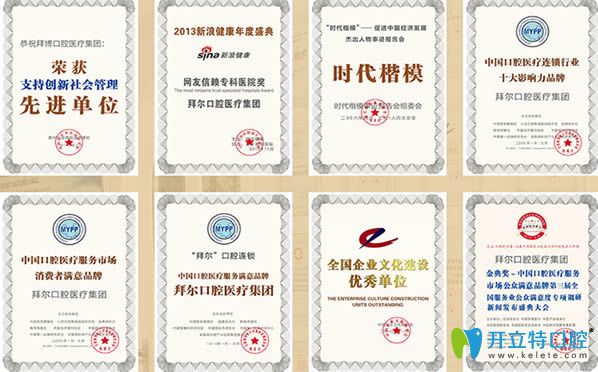 廈門(mén)拜博所獲榮譽(yù)證書(shū)