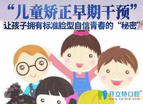 兒童矯正早期干預(yù)的肌功能矯正宣傳圖