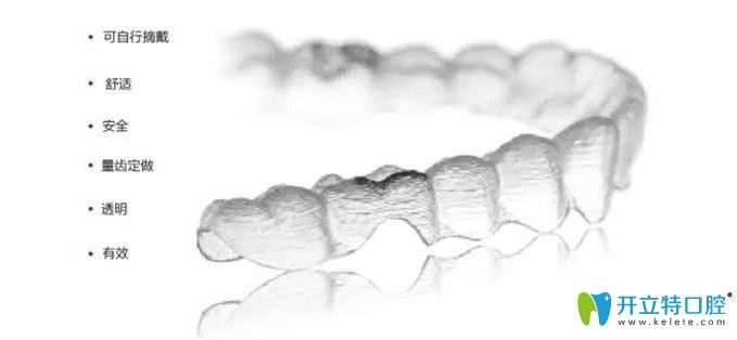 隱形牙套的優(yōu)勢圖示