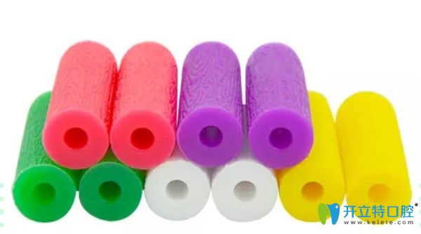 牙齒咬牙膠圖示