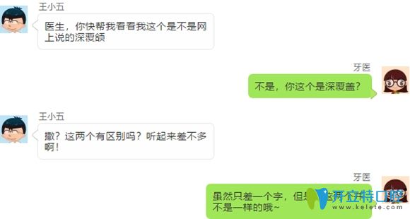 深覆合和深覆蓋的定義是有區(qū)別的,矯正效果請參考文中案例