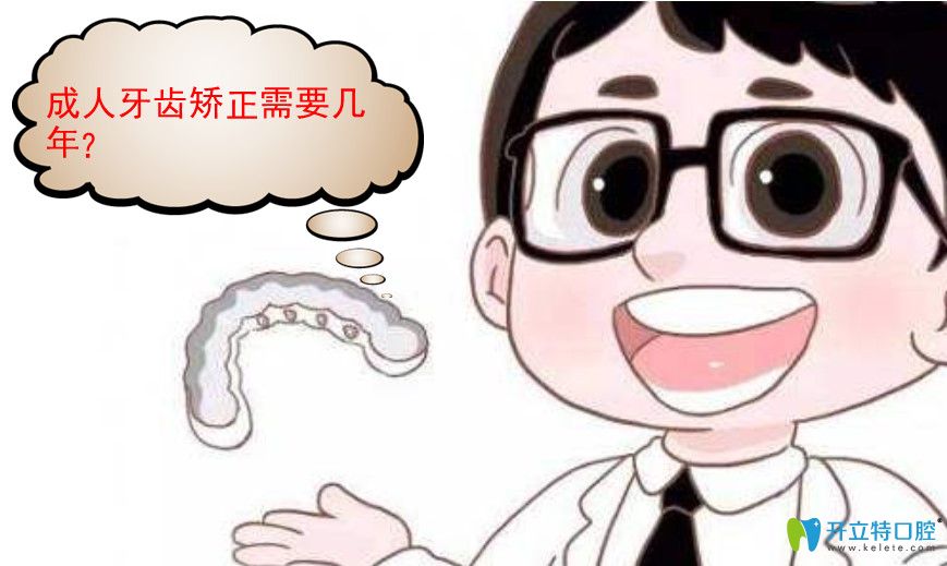 成年矯正牙齒需要幾年