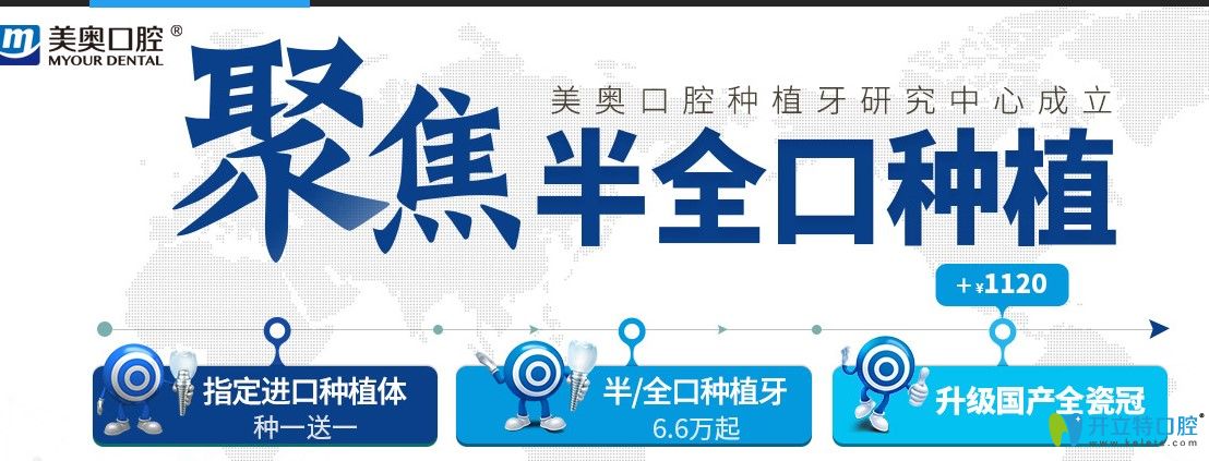 美奧口腔1顆種植牙價格圖