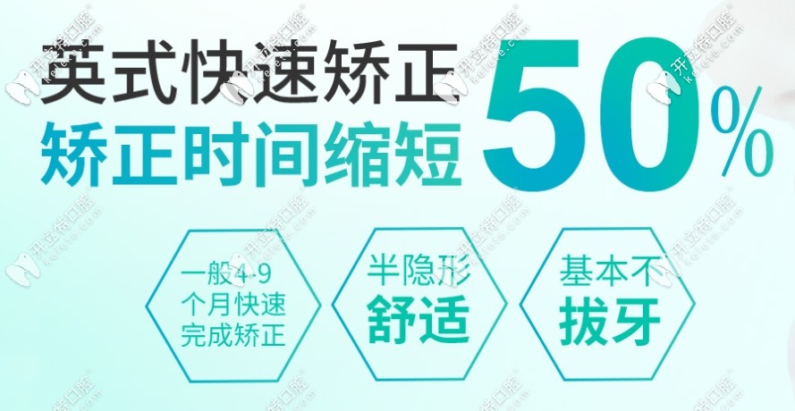 英式快速矯正時間