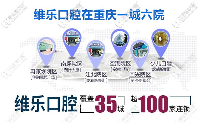重慶維樂(lè)口腔6家分院