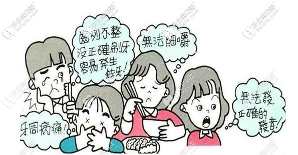 牙齒不齊的危害