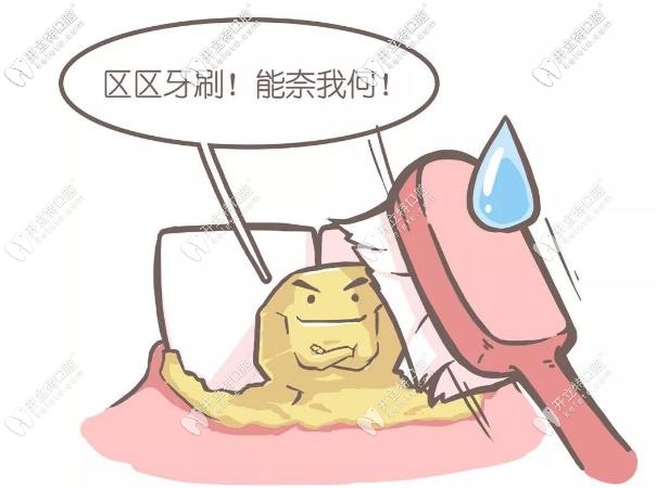 平時要勤刷牙，保護(hù)口腔健康