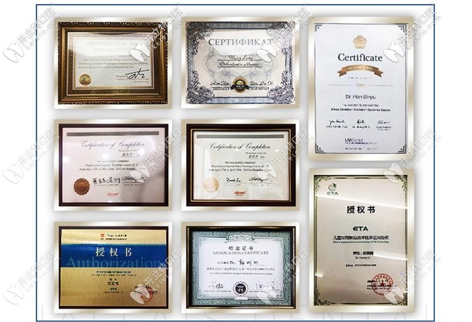 杭州雅萊齒科榮譽(yù)證書