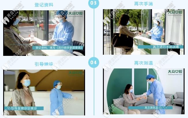 進(jìn)店登記信息、做好手部消毒